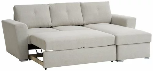 Bäddsoffa Schäslong VEJLBY Ljus Sand 8 Bäddsoffa Schäslong VEJLBY Ljus Sand - Bild 6