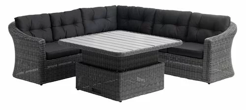 JUTLANDIA Loungeset TAMBOHUSE 5-sits Grå 10 JUTLANDIA Loungeset TAMBOHUSE 5-sits Grå - Bild 8