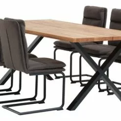 Matstol ULSTRUP Antracitgrå/svart -Sovrum Rea 163502