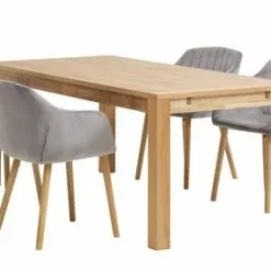 Matstol ADSLEV Sammet Grå -Sovrum Rea 163687