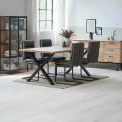 Royal Oak Skänk SANDBY 2 Dörrar + 3 Lådor Natur Ek/svart 20 Royal Oak Skänk SANDBY 2 Dörrar + 3 Lådor Natur Ek/svart -Sovrum Rea 165016 1