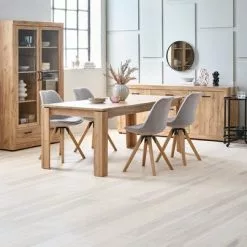 JYSK Internal Skänk LINTRUP 2 Dörrar 3 Lådor Ek -Sovrum Rea 165038