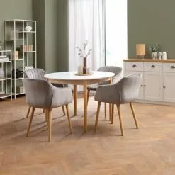 JYSK Internal Skänk MARKSKEL 3 Dörrar Vit/ek 43 JYSK Internal Skänk MARKSKEL 3 Dörrar Vit/ek -Sovrum Rea 165040