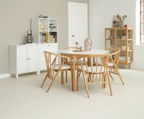 JYSK Internal Matbord MARSTRAND Ø110/L200 Vit 8 JYSK Internal Matbord MARSTRAND Ø110/L200 Vit - Bild 6