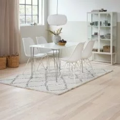 Vitrinskåp VIRUM 2 Dörrar Vit -Sovrum Rea 165064 1