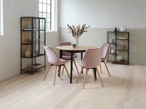 JYSK Internal Vitrinskåp TRAPPEDAL Ek/svart 11 JYSK Internal Vitrinskåp TRAPPEDAL Ek/svart - Bild 9