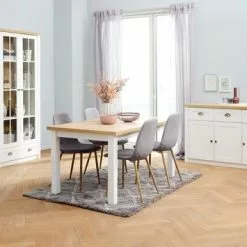 JYSK Internal Vitrinskåp MARKSKEL 2 Dörrar Vit/ek 23 JYSK Internal Vitrinskåp MARKSKEL 2 Dörrar Vit/ek -Sovrum Rea 165122