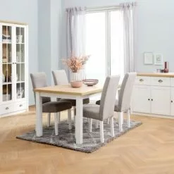 JYSK Internal Skänk MARKSKEL 3 Dörrar Vit/ek 47 JYSK Internal Skänk MARKSKEL 3 Dörrar Vit/ek -Sovrum Rea 165123 1