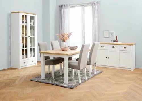 JYSK Internal Vitrinskåp MARKSKEL 2 Dörrar Vit/ek 11 JYSK Internal Vitrinskåp MARKSKEL 2 Dörrar Vit/ek - Bild 10