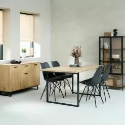 JYSK Internal Skänk AABENRAA 3 Dörrar Ek/svart 17 JYSK Internal Skänk AABENRAA 3 Dörrar Ek/svart -Sovrum Rea 165135 1