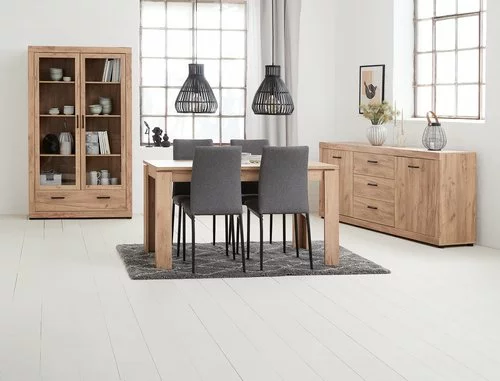 Vitrinskåp LINTRUP 2 Dörrar Ek 11 Vitrinskåp LINTRUP 2 Dörrar Ek - Bild 9