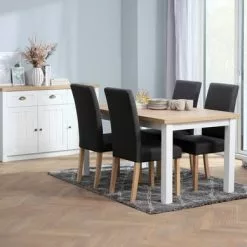 JYSK Internal Skänk MARKSKEL 3 Dörrar Vit/ek 50 JYSK Internal Skänk MARKSKEL 3 Dörrar Vit/ek -Sovrum Rea 165160