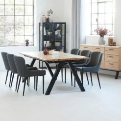 Royal Oak Skänk SANDBY 2 Dörrar + 3 Lådor Natur Ek/svart 22 Royal Oak Skänk SANDBY 2 Dörrar + 3 Lådor Natur Ek/svart -Sovrum Rea 165161 1