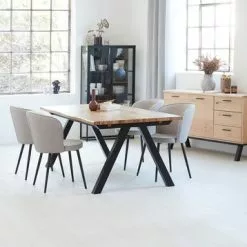 Royal Oak Skänk SANDBY 2 Dörrar + 3 Lådor Natur Ek/svart 17 Royal Oak Skänk SANDBY 2 Dörrar + 3 Lådor Natur Ek/svart -Sovrum Rea 165162 1