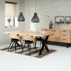 Royal Oak Skänk SANDBY 2 Dörrar + 3 Lådor Natur Ek/svart 23 Royal Oak Skänk SANDBY 2 Dörrar + 3 Lådor Natur Ek/svart -Sovrum Rea 165166