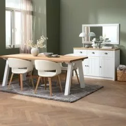 JYSK Internal Skänk MARKSKEL 3 Dörrar Vit/ek 53 JYSK Internal Skänk MARKSKEL 3 Dörrar Vit/ek -Sovrum Rea 165171