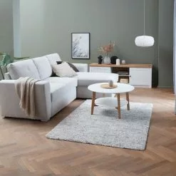 Soffbord JEGIND Ø80 Vit/natur -Sovrum Rea 165278 1