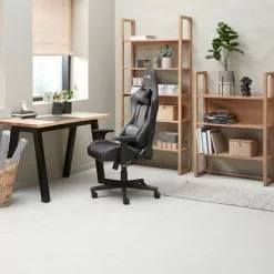 Royal Oak Skrivbord SKOVLUNDE 60x120 Natur Ek/svart -Sovrum Rea 165283