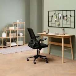 Kontorsstol ASPERUP Svart -Sovrum Rea 165288