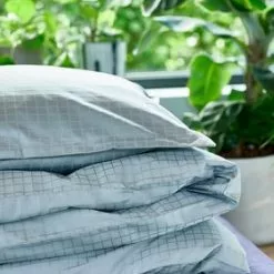 KRONBORG Påslakanset INGEBORG Satin 150x210 Grön -Sovrum Rea 166676