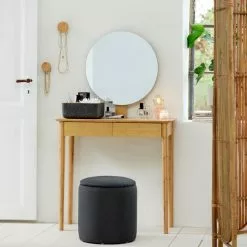 JYSK Internal Sminkbord SAKSILD M/spegel Bambu -Sovrum Rea 166694 1