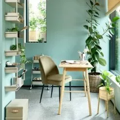 Matstol VASBY Sammet Oliv/svart -Sovrum Rea 166753