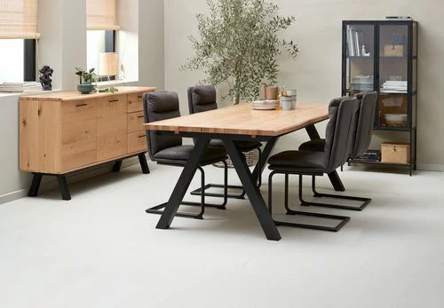 Royal Oak Skänk SANDBY 2 Dörrar + 3 Lådor Natur Ek/svart 14 Royal Oak Skänk SANDBY 2 Dörrar + 3 Lådor Natur Ek/svart - Bild 12