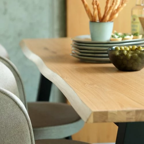 Royal Oak Matbord SKOVLUNDE 90x160 Natur Ek/svart 10 Royal Oak Matbord SKOVLUNDE 90x160 Natur Ek/svart - Bild 8