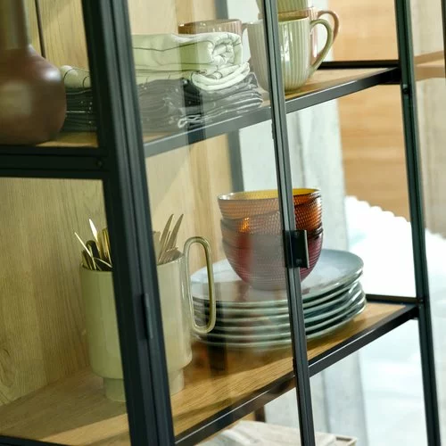 JYSK Internal Vitrinskåp TRAPPEDAL Ek/svart 37 JYSK Internal Vitrinskåp TRAPPEDAL Ek/svart - Bild 35