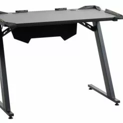 Gamingbord LINDHOLM M/LED Svart