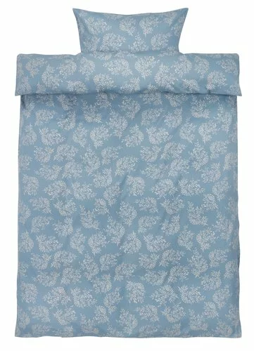 JYSK Påslakanset VIOLA Satin 150x210 Blå 3 JYSK Påslakanset VIOLA Satin 150x210 Blå