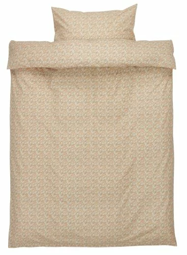 KRONBORG Påslakanset NINA Percale 150x210 Orange 3 KRONBORG Påslakanset NINA Percale 150x210 Orange