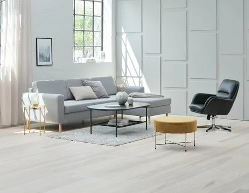 Schäslongsoffa SVALBARD Ljusgrå 4 Schäslongsoffa SVALBARD Ljusgrå - Bild 2