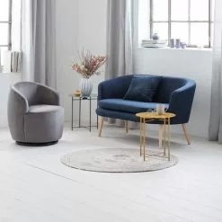 JYSK Internal Soffa GISTRUP 2-sits Mörkblå -Sovrum Rea 173628