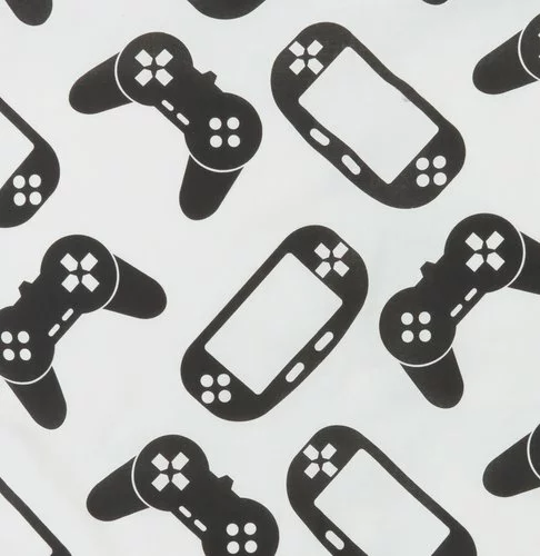 KRONBORG Påslakanset GAMING 150x210 Svart 5 KRONBORG Påslakanset GAMING 150x210 Svart - Bild 3