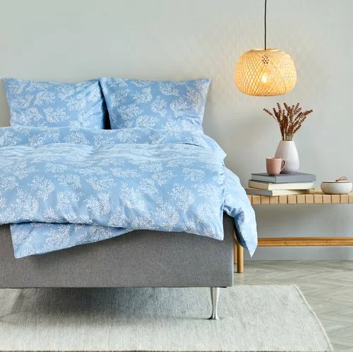 JYSK Påslakanset VIOLA Satin 150x210 Blå 5 JYSK Påslakanset VIOLA Satin 150x210 Blå - Bild 3