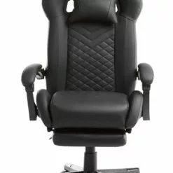 Gamingstol HALLUM Med Benstöd Svart 16 Gamingstol HALLUM Med Benstöd Svart -Sovrum Rea 176483