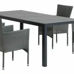 JUTLANDIA Bord PINDSTRUP B90xL205 Grå 10 JUTLANDIA Bord PINDSTRUP B90xL205 Grå -Sovrum Rea 177043