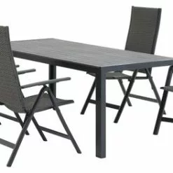 JUTLANDIA PINDSTRUP L205 Bord Grå + 4 UGLEV Positionsstol Grå 6 JUTLANDIA PINDSTRUP L205 Bord Grå + 4 UGLEV Positionsstol Grå -Sovrum Rea 177045