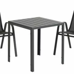 JERSORE L70 Bord Svart + 2 LEKNES Stol Svart 5 JERSORE L70 Bord Svart + 2 LEKNES Stol Svart -Sovrum Rea 177046 1