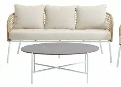 JUTLANDIA Loungeset DYVIG 5-sits Snabbtorkande Vit 7 JUTLANDIA Loungeset DYVIG 5-sits Snabbtorkande Vit -Sovrum Rea 177254