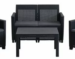 Loungeset MOLDE 4-sits Grå 6 Loungeset MOLDE 4-sits Grå -Sovrum Rea 177255