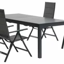 JUTLANDIA VATTRUP L206/319 Bord Svart + 4 MYSEN Stol Grå 7 JUTLANDIA VATTRUP L206/319 Bord Svart + 4 MYSEN Stol Grå -Sovrum Rea 178222