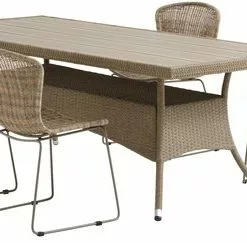 STRIB L200 Bord Natur + 4 HAJSTRUP Bord Natur -Sovrum Rea 178227