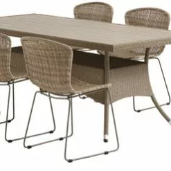 STRIB L200 Bord Natur + 4 HAJSTRUP Bord Natur -Sovrum Rea 178229