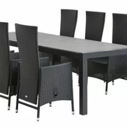 JUTLANDIA HOBURGEN L205/275 Grå + 4 SKIVE Svart -Sovrum Rea 178235