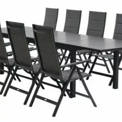 JUTLANDIA VATTRUP L206/319 Bord Svart + 4 MYSEN Stol Grå 8 JUTLANDIA VATTRUP L206/319 Bord Svart + 4 MYSEN Stol Grå -Sovrum Rea 178240