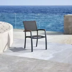 JUTLANDIA Stapelstol MADERNE Grå -Sovrum Rea 178303