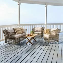 Loungeset LILLESAND 5-sits Natur 11 Loungeset LILLESAND 5-sits Natur -Sovrum Rea 178573