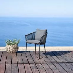 JUTLANDIA Stapelstol BRAVA Snabbtorkande Grå -Sovrum Rea 178594